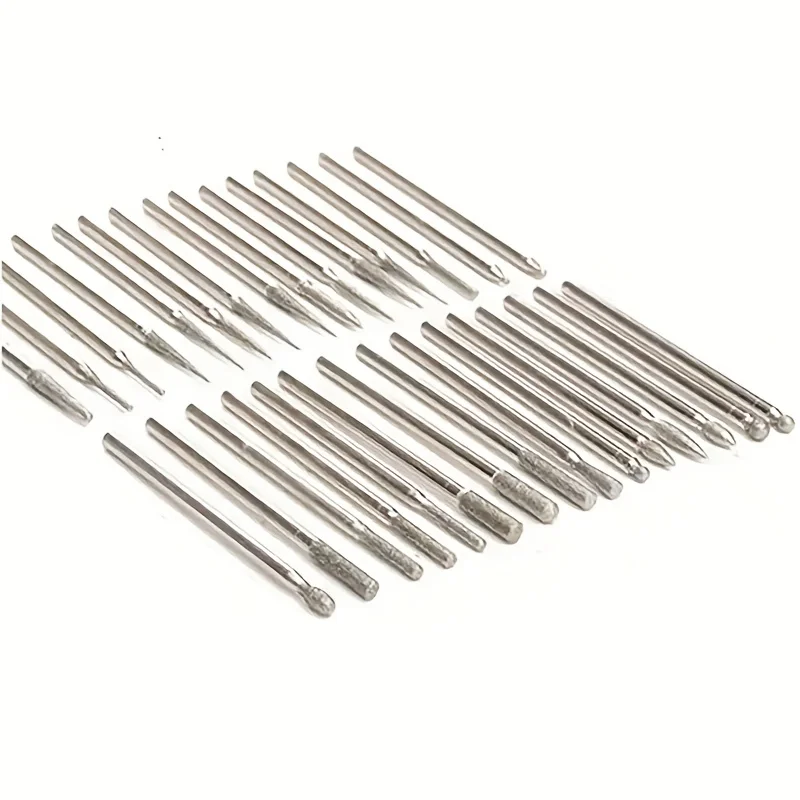 Diamond Burr Bits Drill Bit Set For Rotary Tools Metal Woodworking