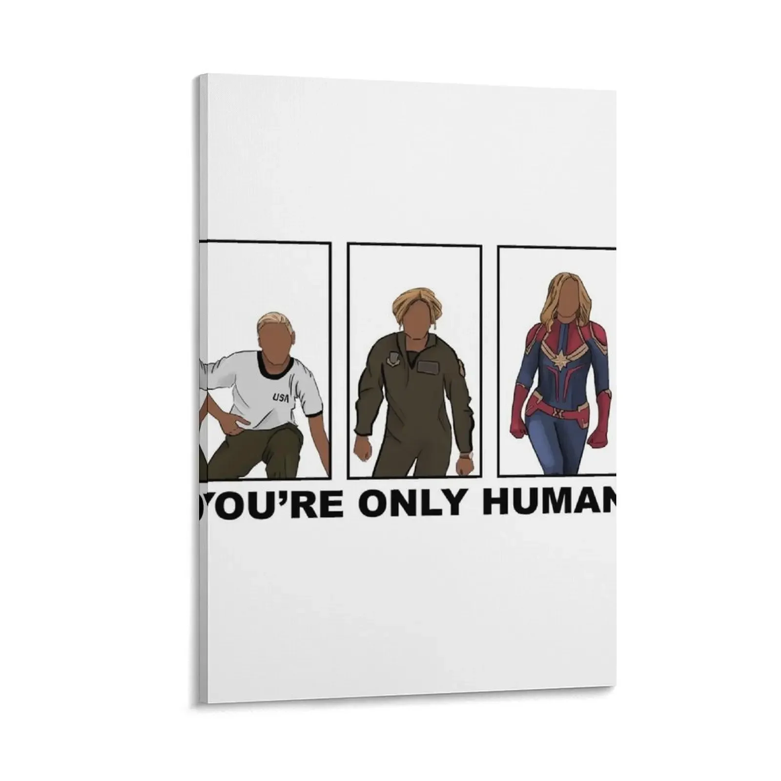 

Only Human Canvas Painting posters wall decor
