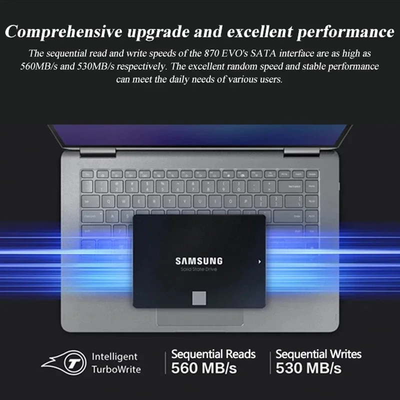 Samsung-sataiii Unidade Interna de Estado Sólido Ssd 870 Evo Disco de Armazenamento para Laptop ou Desktop Original 250gb 500gb 1tb 2tb 25 - Imagem 5