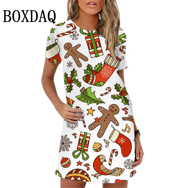 white christmas dresses Holiday Happiness Jacquard Mini Dress in Red main image 0