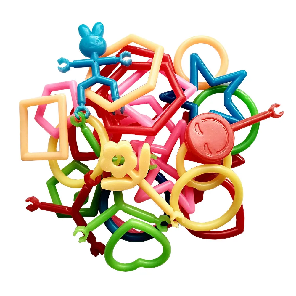 100pcs/lot Plastic Smart Stick Building Blocks Kids Assembled DIY Construction Toys Game Baby Educational Toy for Children Gift