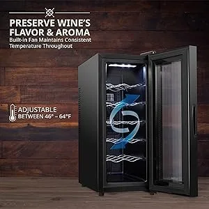 Ivation Wine cooler Preserve Wine's Fullest Flavor & Aroma
