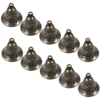20 Pcs Bells Wind Chimes Accessories Alloy Metal Bell Statues Jingle Hanging Decorations Figurines Pendants Home Decor Wind 1