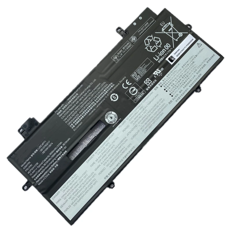 Lenovo-bateria de Carbono Thinkpad x1 L20c4p71 L20l4p71 L20l4p71 L20d4p71 L20d4p71 5b10w13972 Sb10t83215 ° Yoga X1c g6 6ª Geração 20xw 20xx - Imagem 4