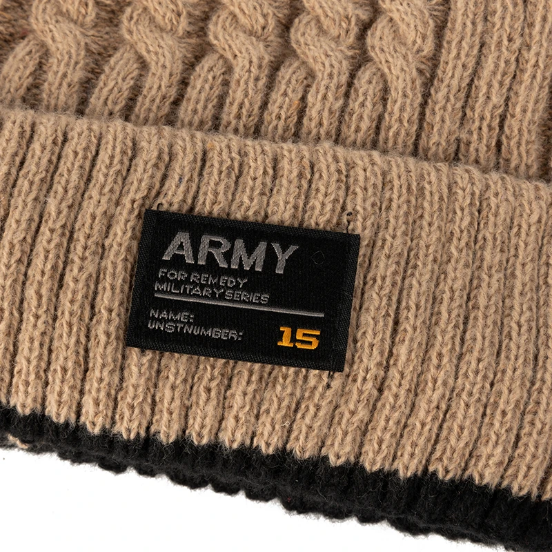 2023 for Men Knitted Hat Winter Cap Beanie Women Thick Bonnet Hats Skullies_voghion.com