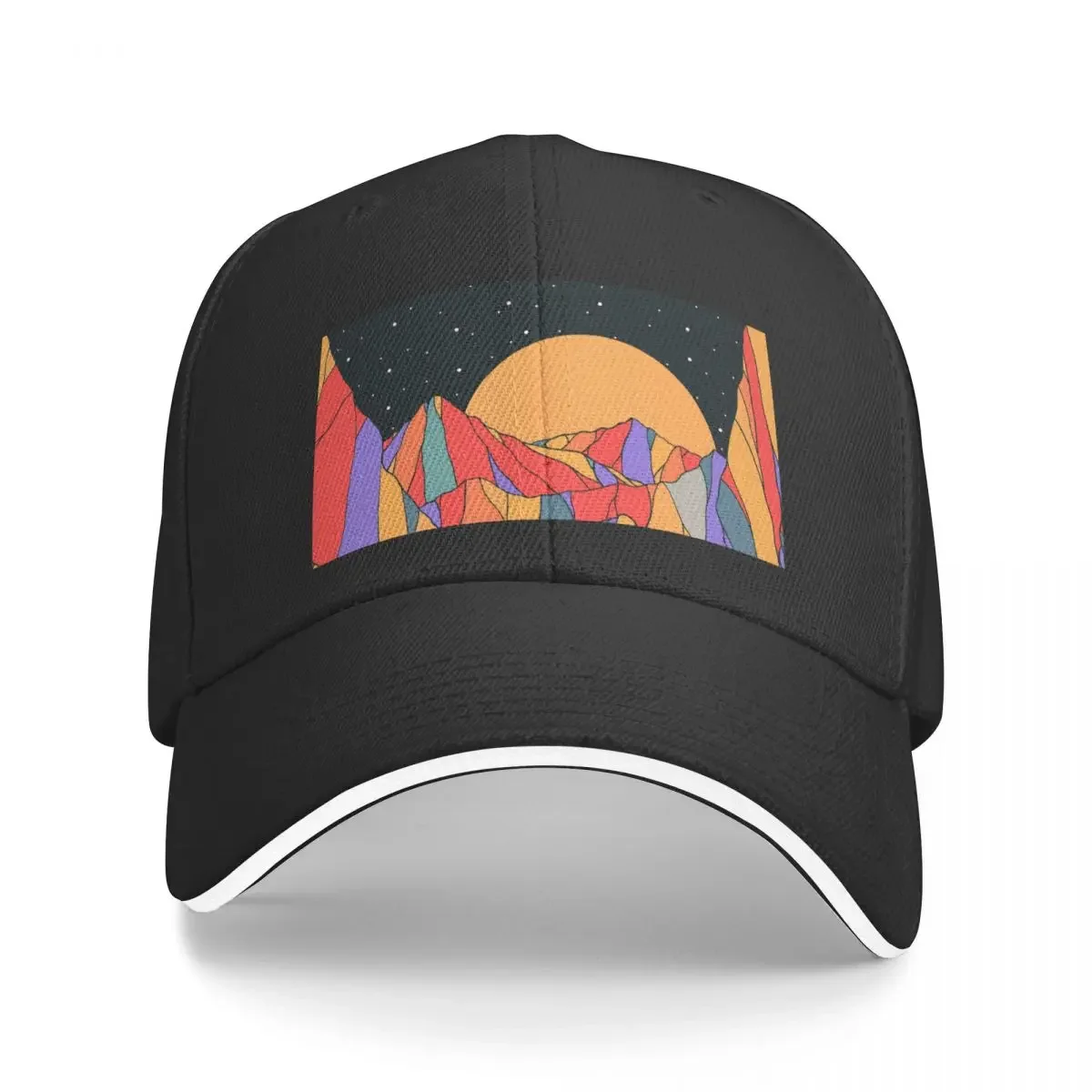 

New A rainbow land under the stars Baseball Cap Kids Hat Designer Hat Women's Beach Hat Men's