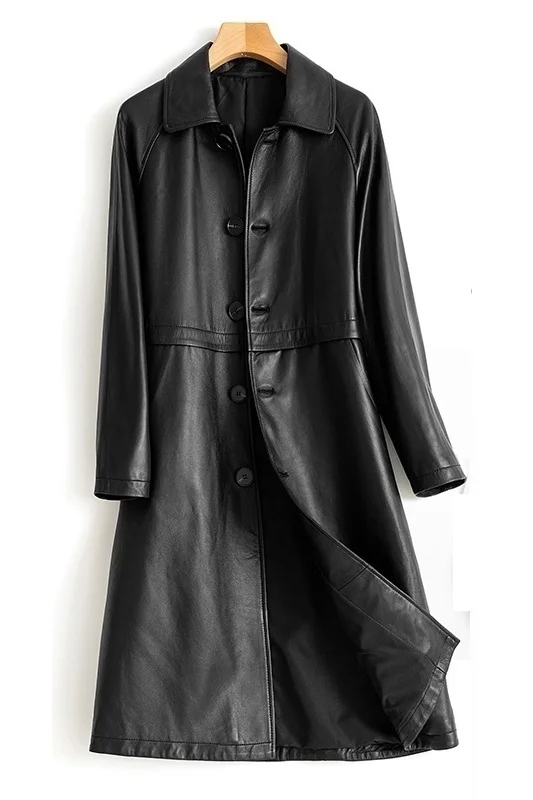 

2023Hot Sale High Quality Real Leather Jackets for Women Genuine Sheepskin Leather Coat Female clothes 6xl 7xl 8xl Mujer C