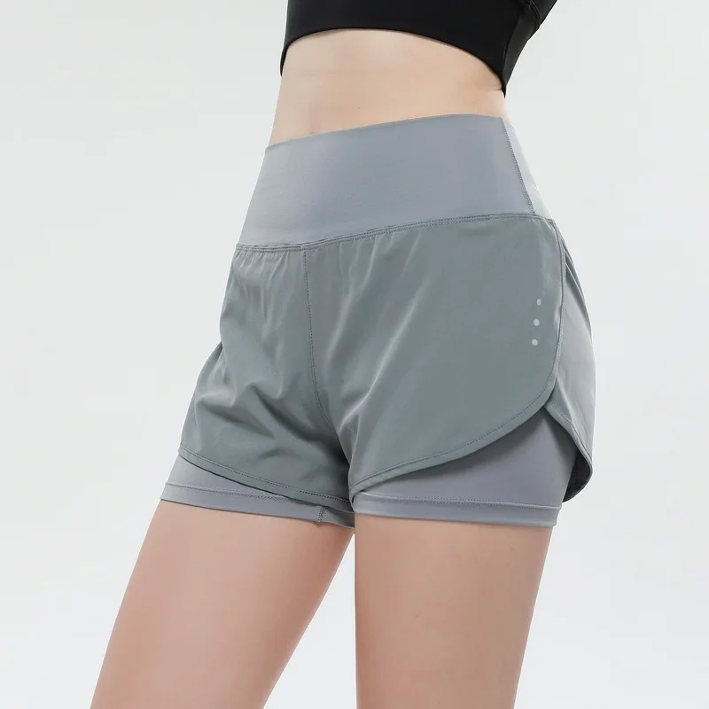 2024 Yoga Shorts for Women Summer Fitness Workout Running Sports Shorts Quick Drying Casual Sportwear with Pocket Breathable