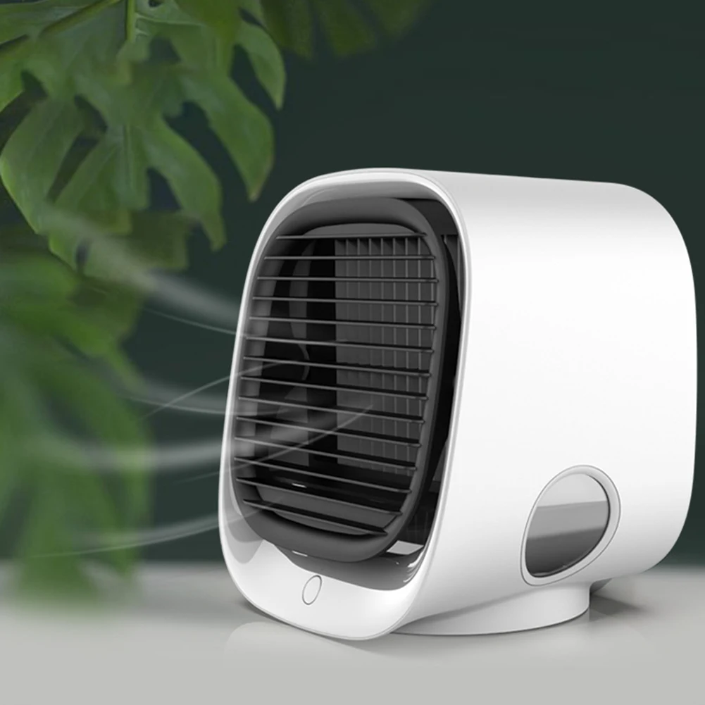 Portable Humidifier Fan AIr Conditioner Colorful Night Light Household Small Air Cooler Hydrocooling Air Adjustment For Office