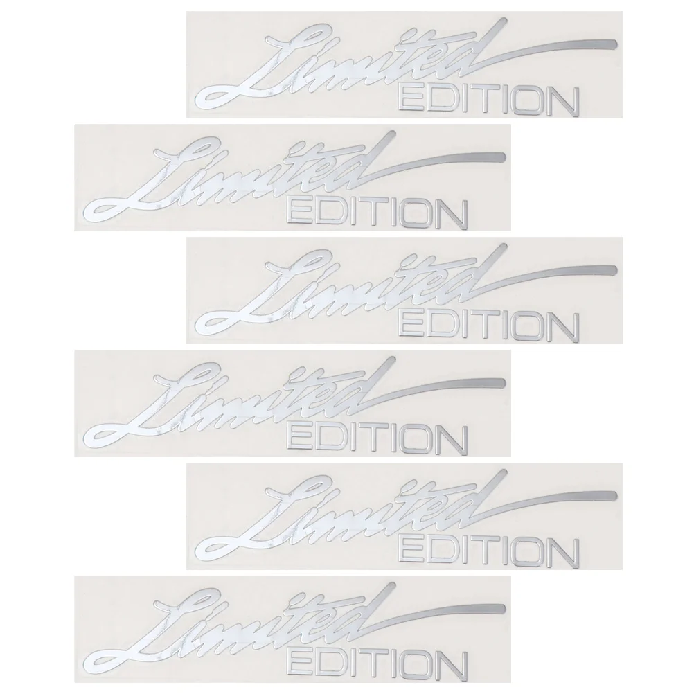 

6pcs Car Reflective Stickers Car Sticker Car Decorative Accessories