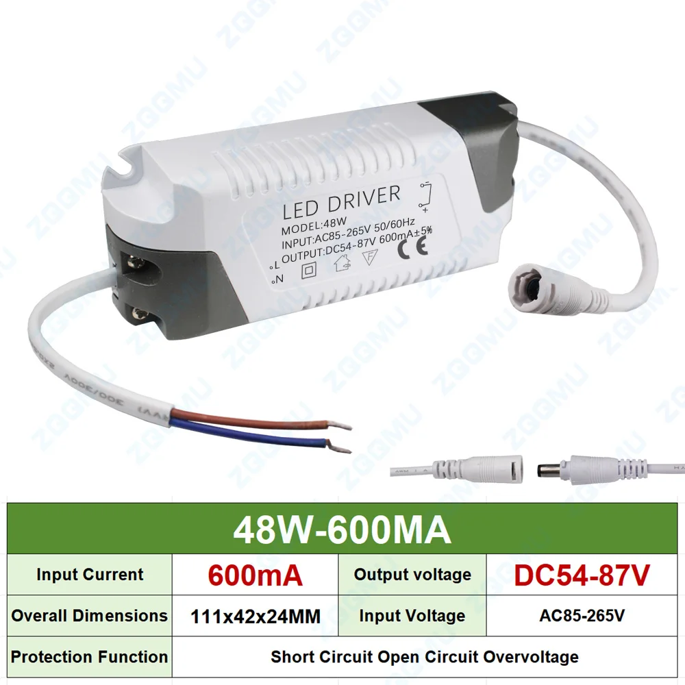 Enhanced LED Driver for Custom Power Supply Lighting Transformation – Constant Current, Multi-Watt Options