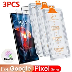 Premium Screen Protector Tempered Glass with Installation Kit and Dust - Free Technology - Google Pixel 8 Pro (For Pixel 8 Pro)