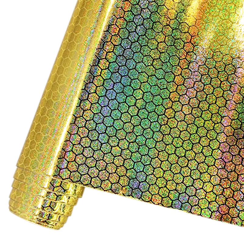 

Holographic shiny PU artificial leather pieces are suitable for making leather earrings, bows, handbags, sewing, etc.