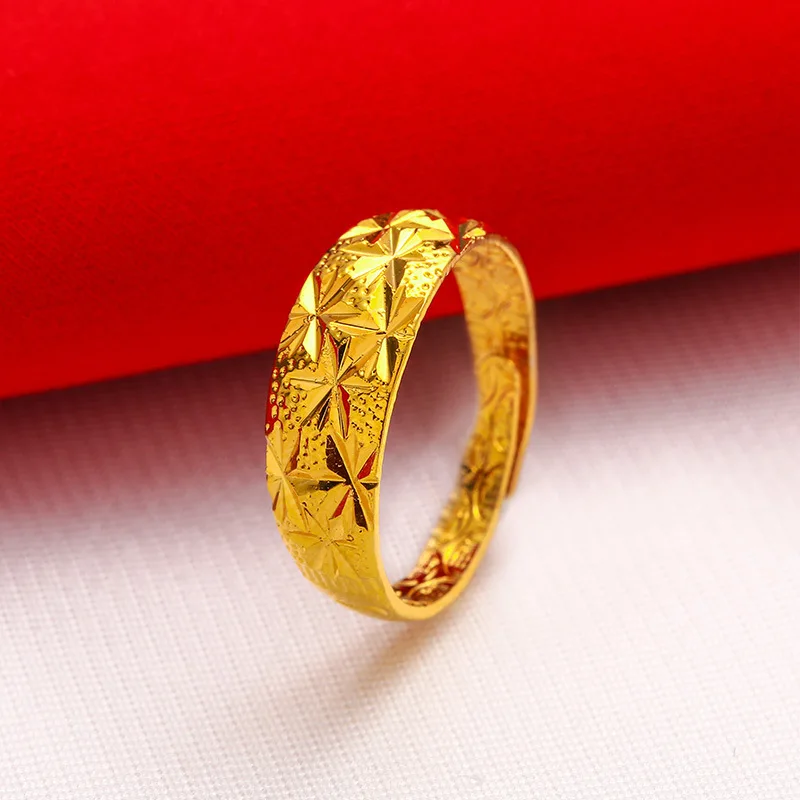 Gold Rings Resizable for Women Wedding Jewelry African Party Gift gold rings,wedding rings,finger rings,fashion ring,fashion rings