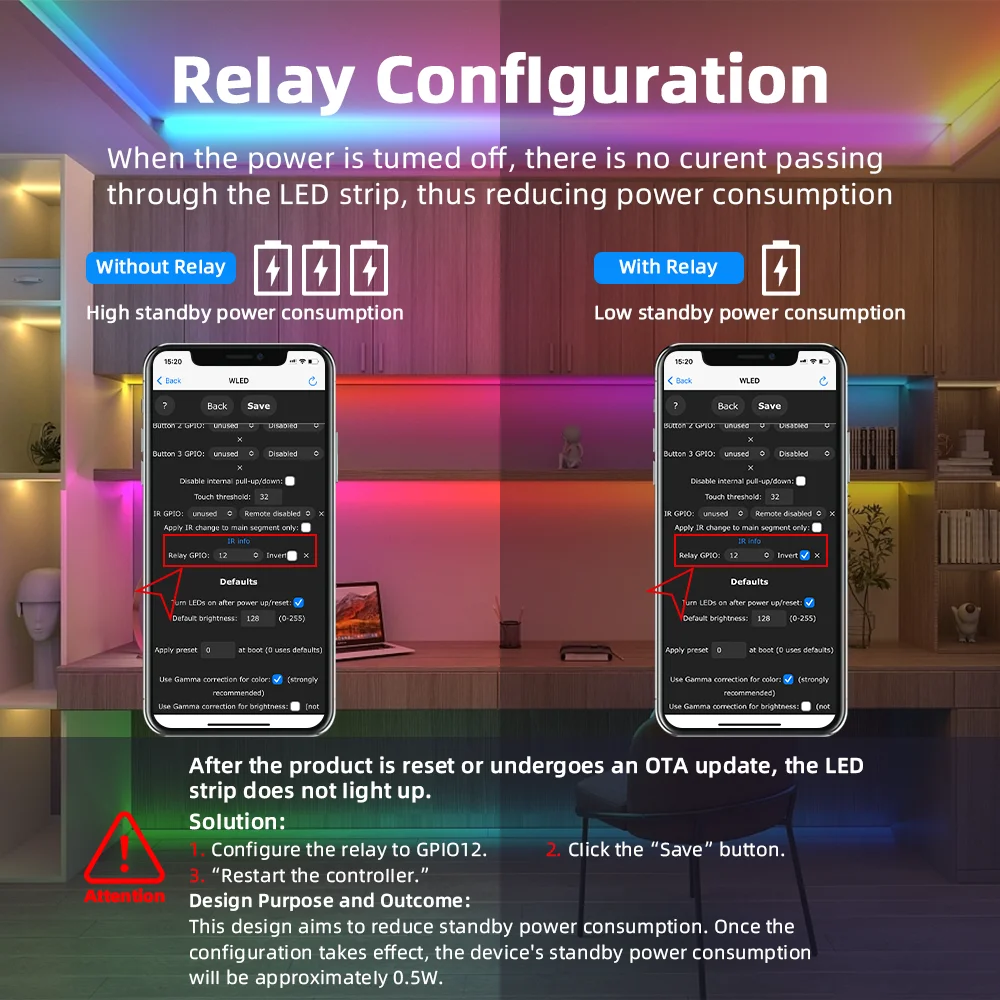 รูปสินค้า คอนโทรลเลอร์ LED ควบคุมผ่านเสียงและ MQTT