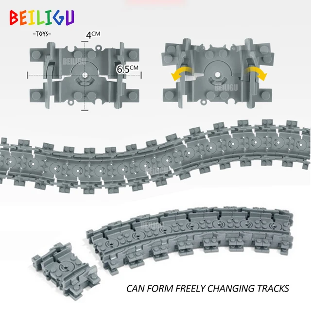 Children's Play, Flexible and Flexible Rail for Duplo Train 