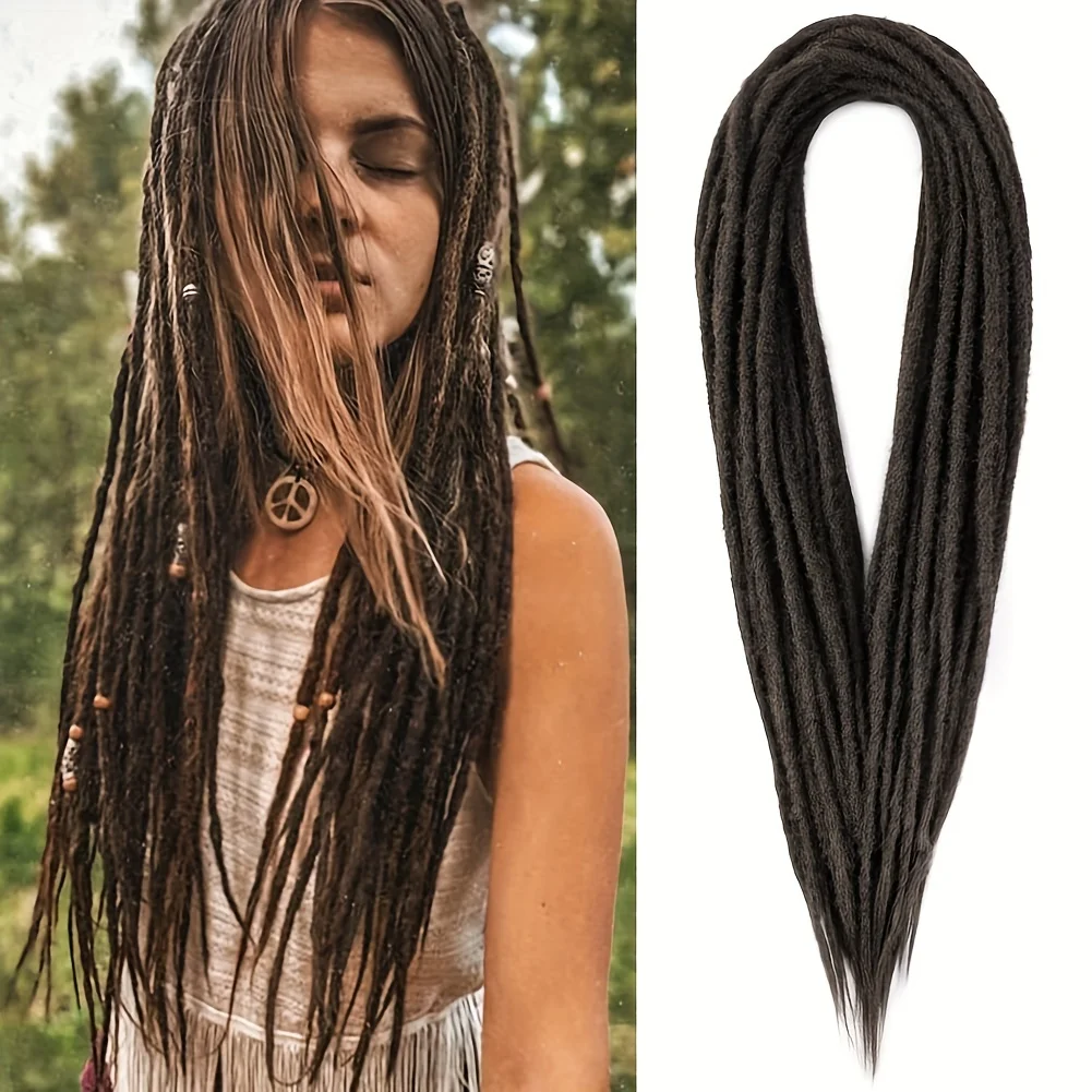 Double Ended Dreadlock Extensions 24 Inch