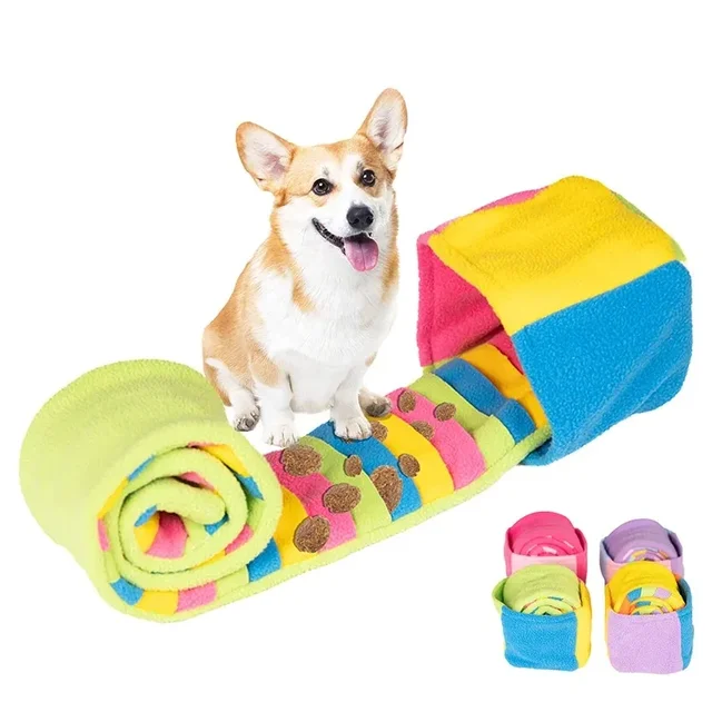 Interactive Dog Puzzle Toys Encourage Natural Foraging Skills Portable Pet Snuffle Toy Slow Feeder Training Educational Toy Interactive Dog Puzzle Toys Encourage Natural Foraging Skills Portable Pet Snuffle Toy Slow Feeder Training Educational Toy