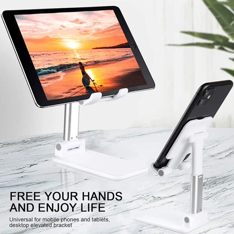 

Universal Desktop Tablet Holder, Cellphone, Foldable, Lazy Bracket, Home Mobile Phone Holder, Stand for iPhone, iPad, Xiaomi