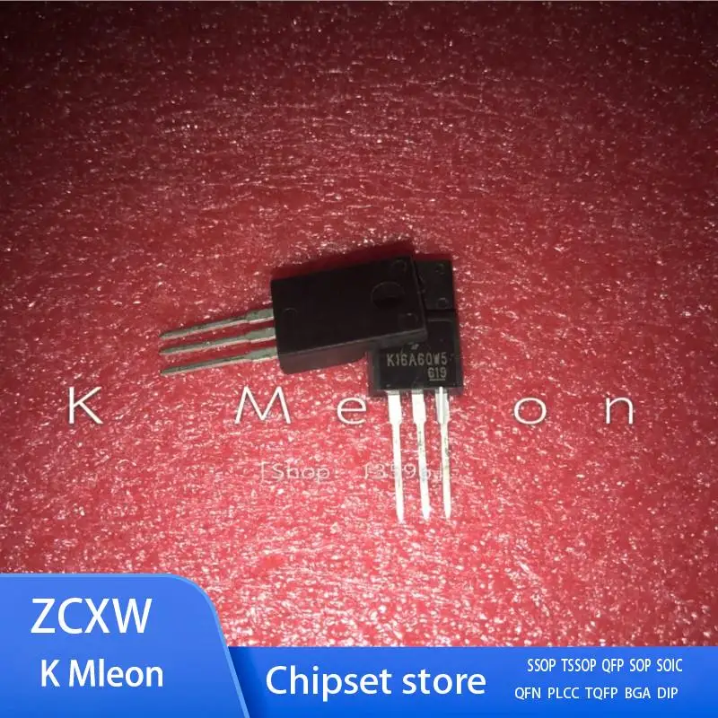 

5 шт.-20 шт./партия TK16A60W5 K16A60W5 TK16A60W K16A60W TO-220F 20A 500V MOSFET