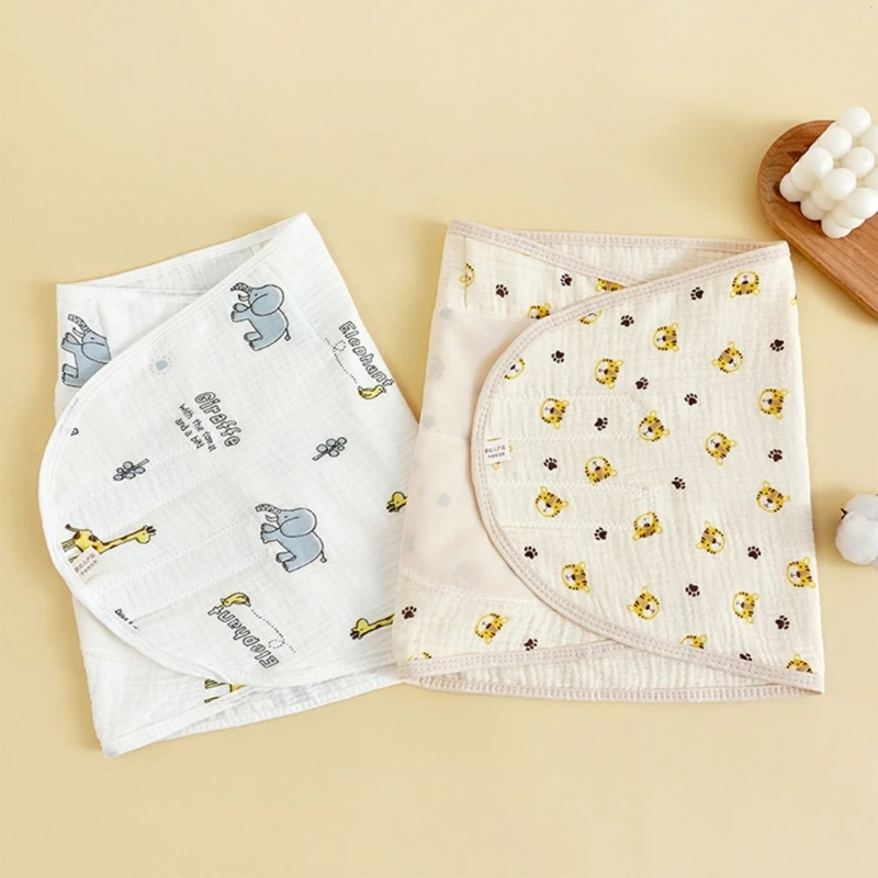 Upgraded Easy Wrap Swaddle Cotton Baby Wrap Newborn Wearable Swaddle Sleep Comfortable for 0-6 Month Infant