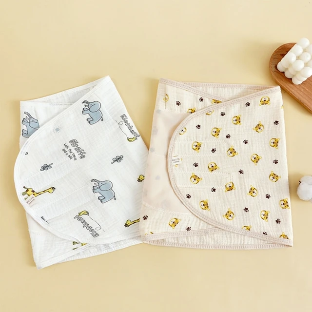 Upgraded Easy Wrap Swaddle Cotton Baby Wrap Newborn Wearable Swaddle Sleep Wrap Comfortable Wrap for 0-6 Month Infant 3