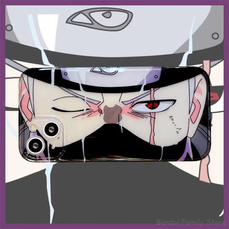 Capa para iPhone 8 7, desenho animado anime japonês Naruto Dor