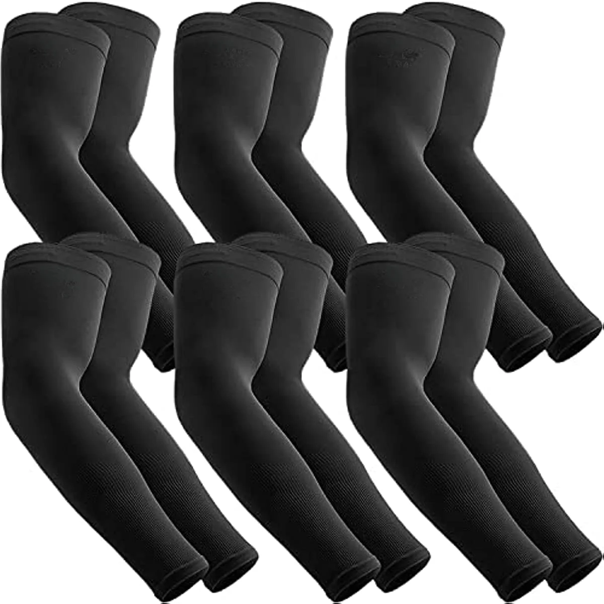 ArmSleevesSolidColorTattooCoverUpSportsUVSunProtection