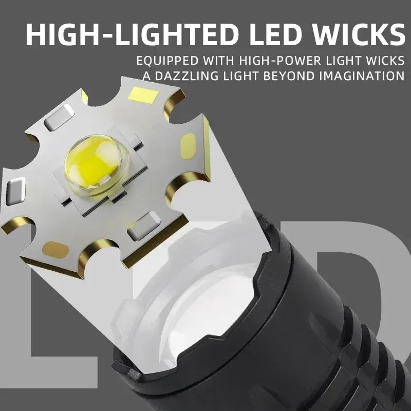 Powerful LED Rechargeable Flashlight 3