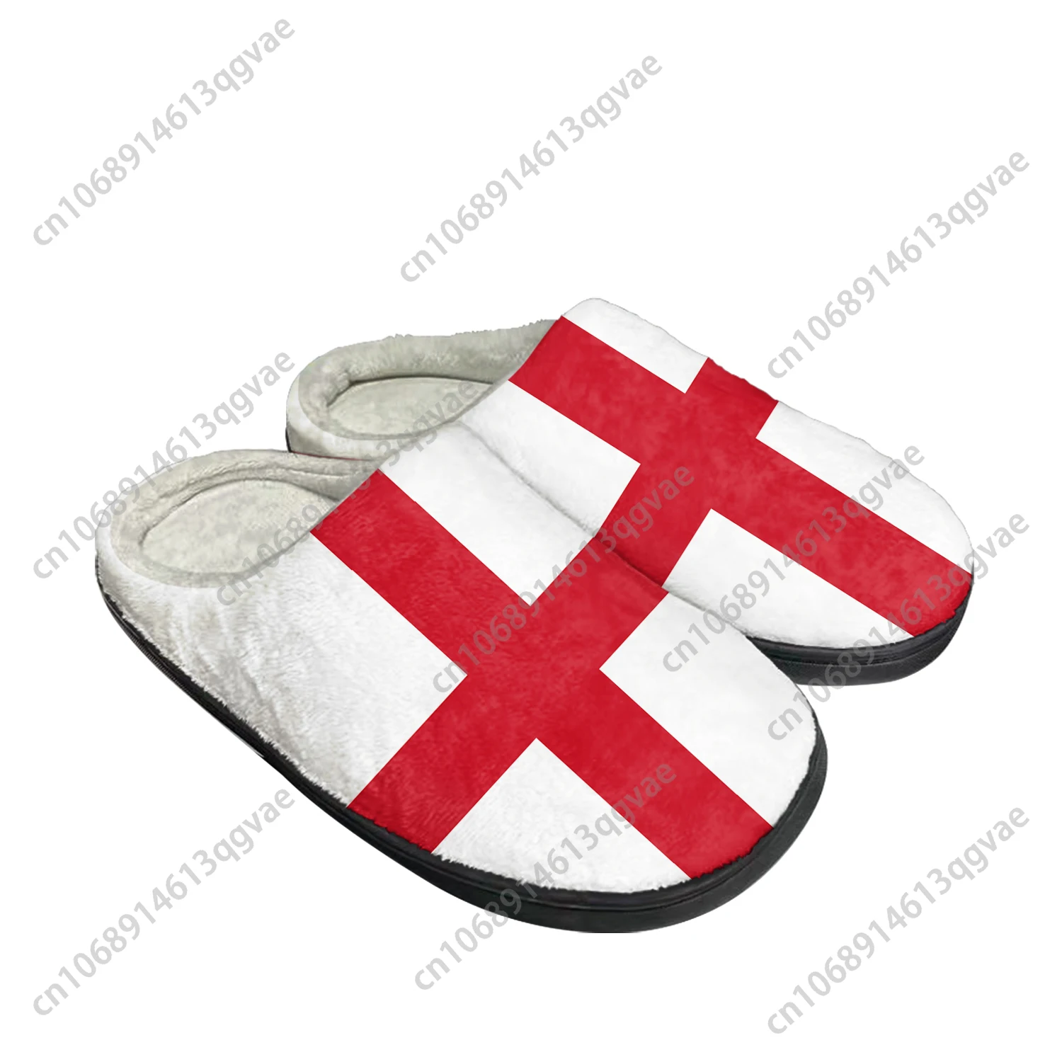 England Flag Home Cotton Custom Slippers Mens Womens Sandals England Plush Bedroom Casual Keep Warm Shoes Thermal Slipper
