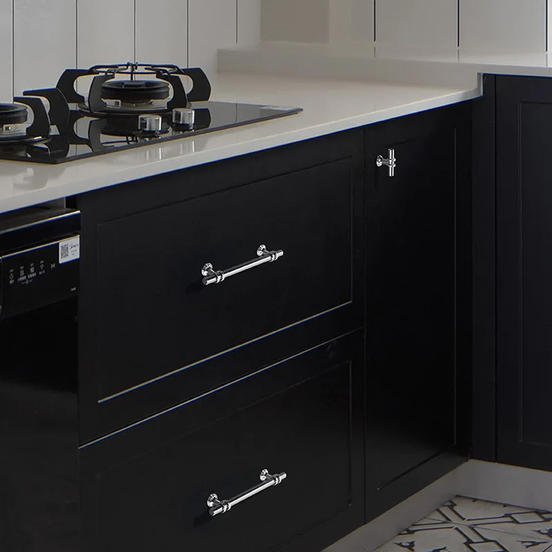 Aluminum Alloy Door Handle Wardrobe Kitchen Cabinet Drawer Solid Handle Furniture European Modern Hardware furniture handles,kitchen door handles