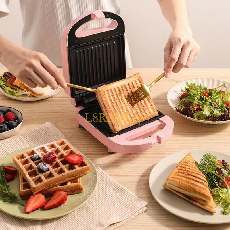 L8RE Portable Electric Dual Waffles Sandwich Maker Non Breakfast Machine