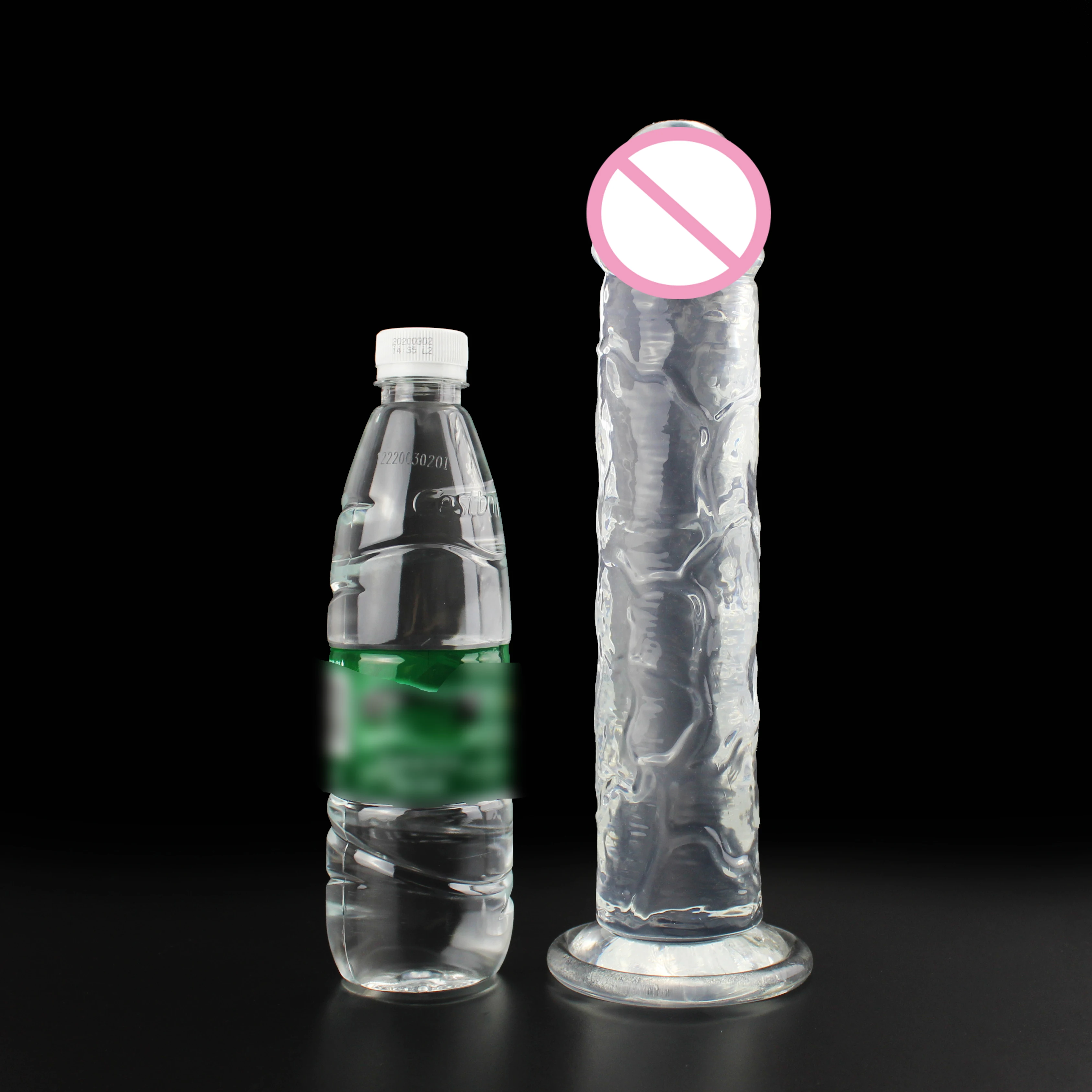 11.8 Inch XXXL Insertable Soft Transparent Thick Dildo with Suction Cup Penis Anal Sex Toy Huge Dick for Women Lesbain Gay