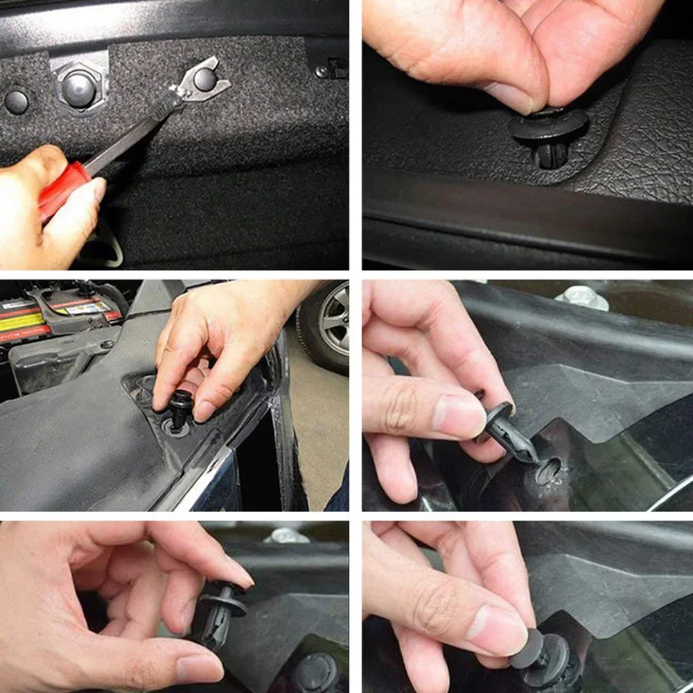Auto Stoßstange Retainer Clips Nagel Puller Verschluss Backe Schraubendreher Trim Removal Kit Kunststoff Nieten Modifikation Installation Werkzeuge – Detail 11