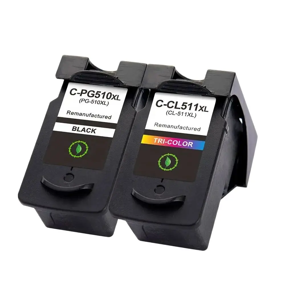 Pg 510 Cl 511 Pg510 Cl511 Pg-510 Cl-511 Cartuccia D'Inchiostro A Getto D'Inchiostro Rigenerata A Colori Premium Per Stampante Canon Pixma Mp280