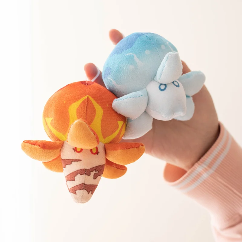 New Genshin Impact Water Beast Plush Doll Cute Plankton Floating Stuffed Animals Plushies Soft Kids Toys Anime Game Periphery