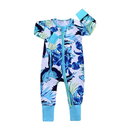 baby clothes cheap Newborn Baby Girls Boy Rompers Infant Cotton Cartoon Print Cute Jumpsuit Toddler Long Sleeve Double Zipper Pajamas Spring Autumn Cute Infant Baby Girls Romper Baby Rompers