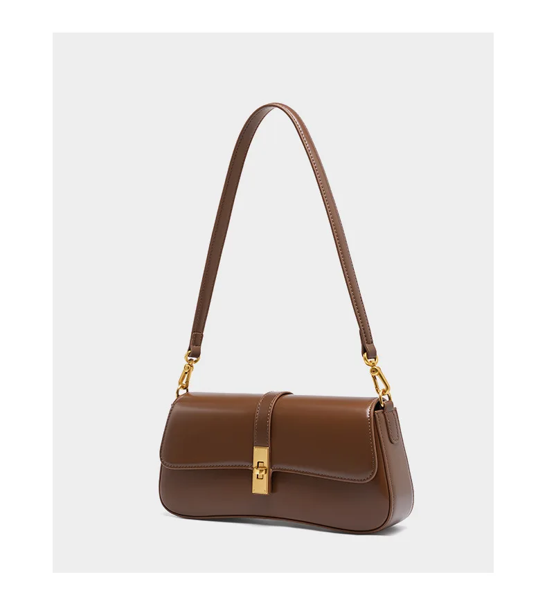Women's Single Shoulder Crossbody Bag In Cowhide Leather_voghion.com