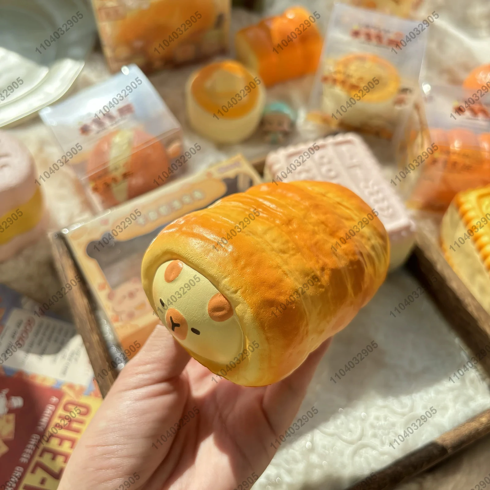 カピバラ柄ベーカリー スローライジング スクイーズトイ 可愛い