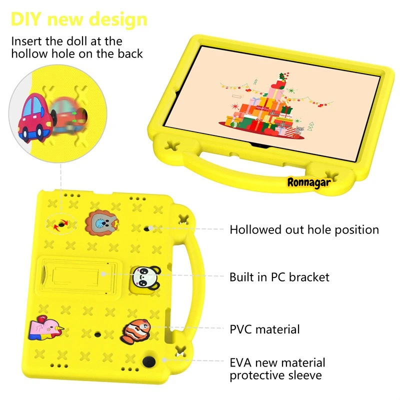 Premium EVA Foam Handle Stand for Tablets - Durable and Kid-Friendly Design