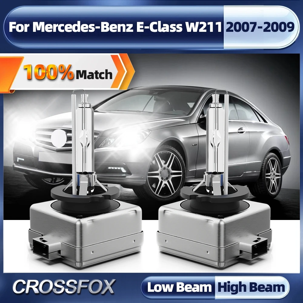 

2PCS D1S 35W Kit Xenon Car Headlight Bulbs Hid 6000K Car Light 12V Auto Headlamp For Mercedes-Benz E-Class W211 2007 2008 2009