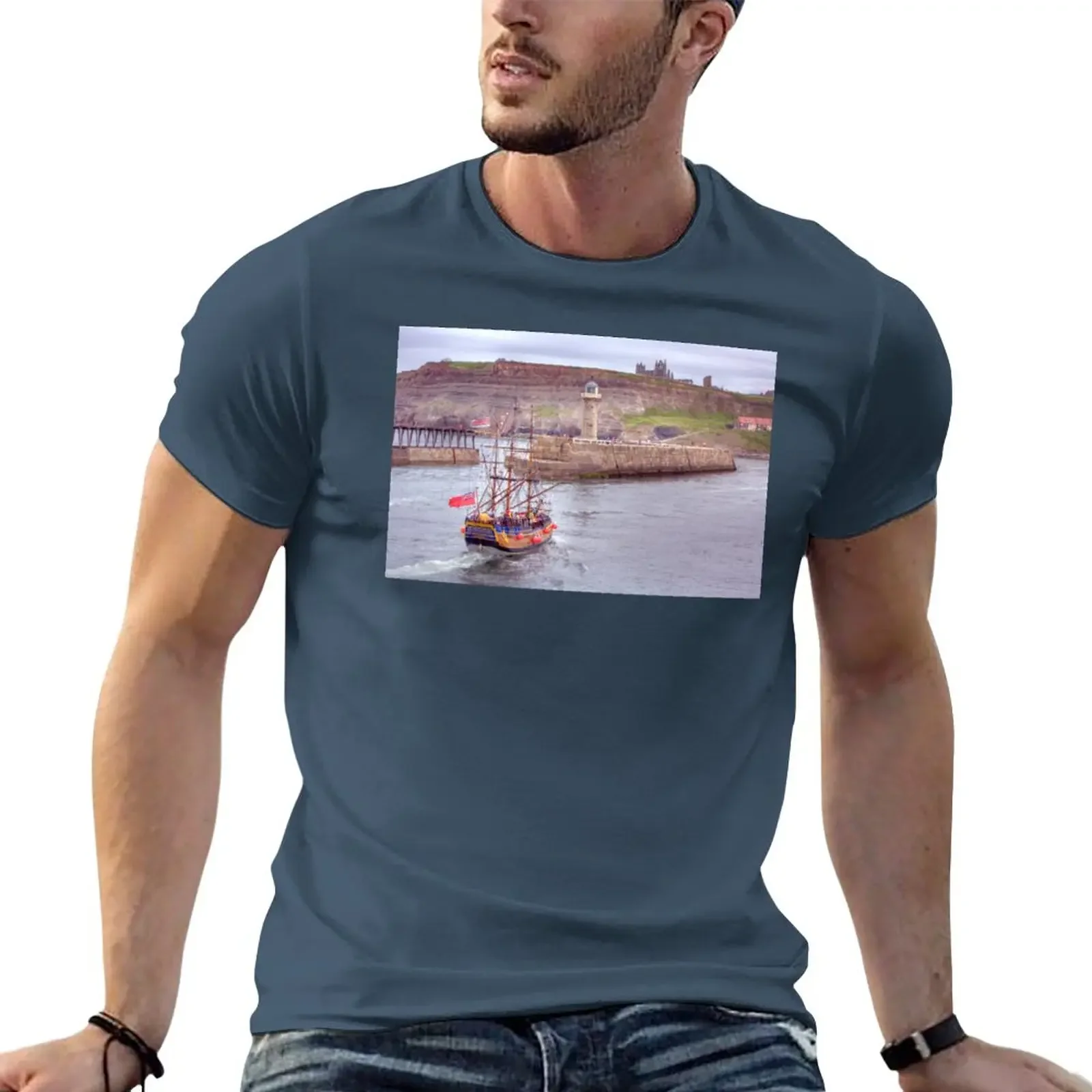 

Whitby Harbour T-Shirt new edition sublime Men's t shirts