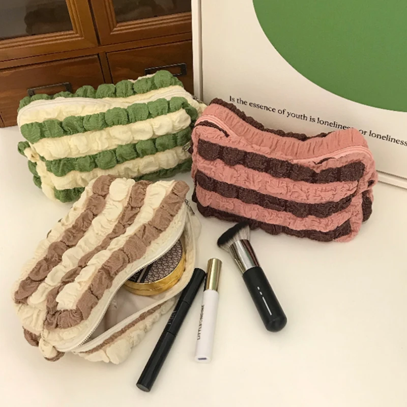 Orange - Handcrafted Multipurpose Segmented Make-up Brush Wrap Pouch/Case 03