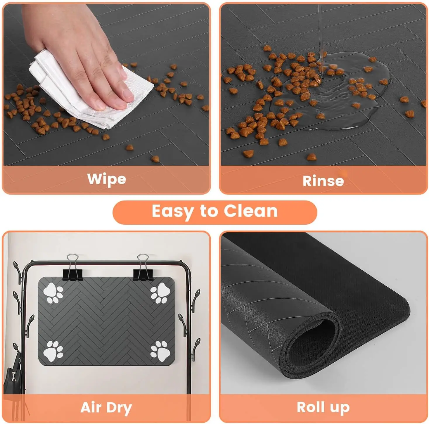 Absorbent Pet Feeding Mat 4