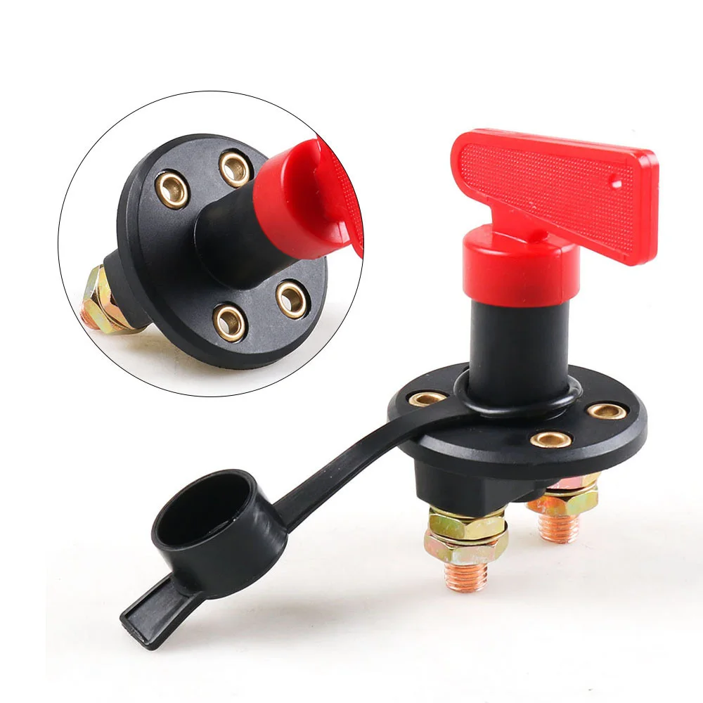 

Main Switch for Power-off of Refitted Automobile Power Supply Leakage Proof Knob Type Four Hole Battery Power-off Switch