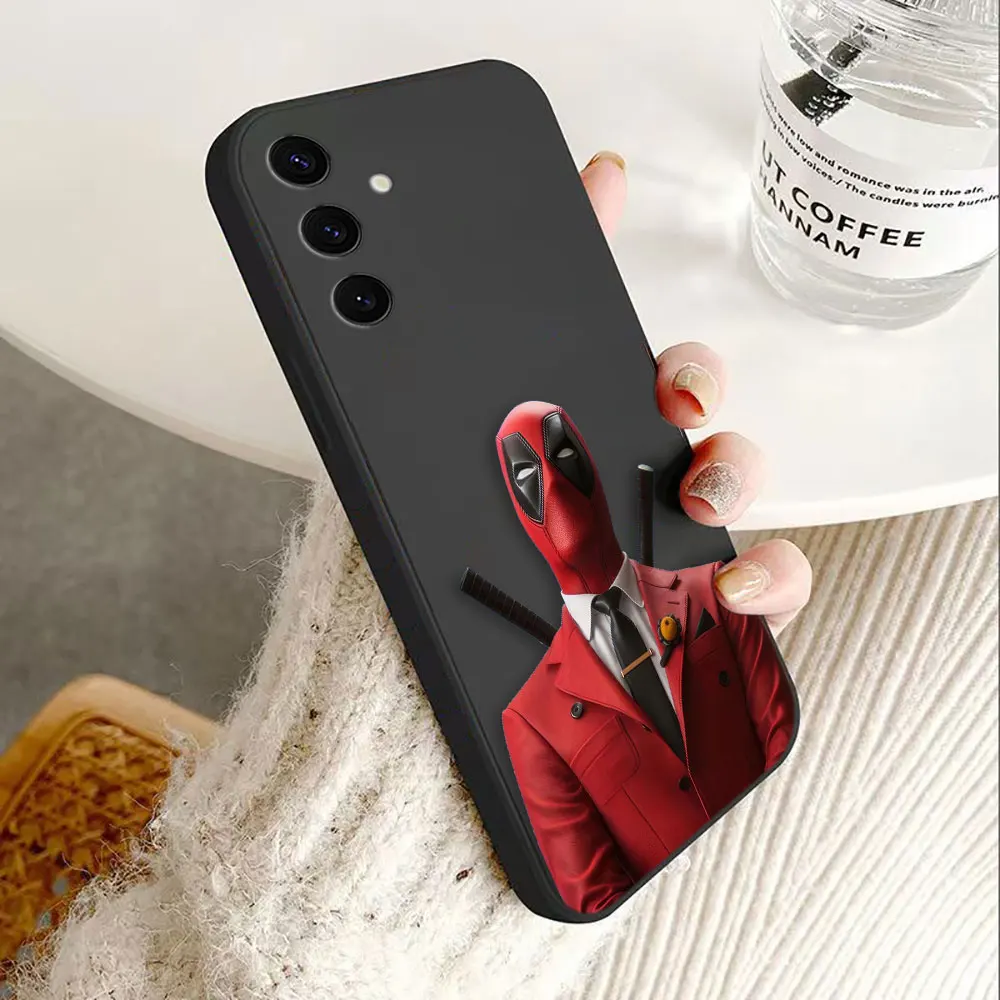 Marvel Cool Deadpool Phone Case FOR Samsung Galaxy M80 M60 M53 M42 M33 M22 M12 M11 M10 M02 F02 A12 A11 A10 A7 A06 A05 A04 S