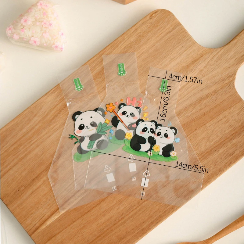 50/100Pcs 일본식 삼각형 쌀볼 일회용 포장 가방 노리 오니기리 스시 가방 스시 만들기 틀 도시락 액세서리