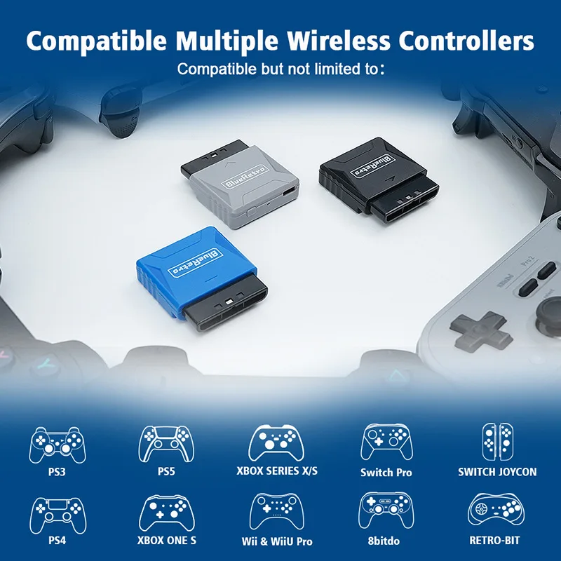 Adattatore Per Controller Bluetooth Wireless Bluetro Per Console Di Gioco Ps1 E Ps2
