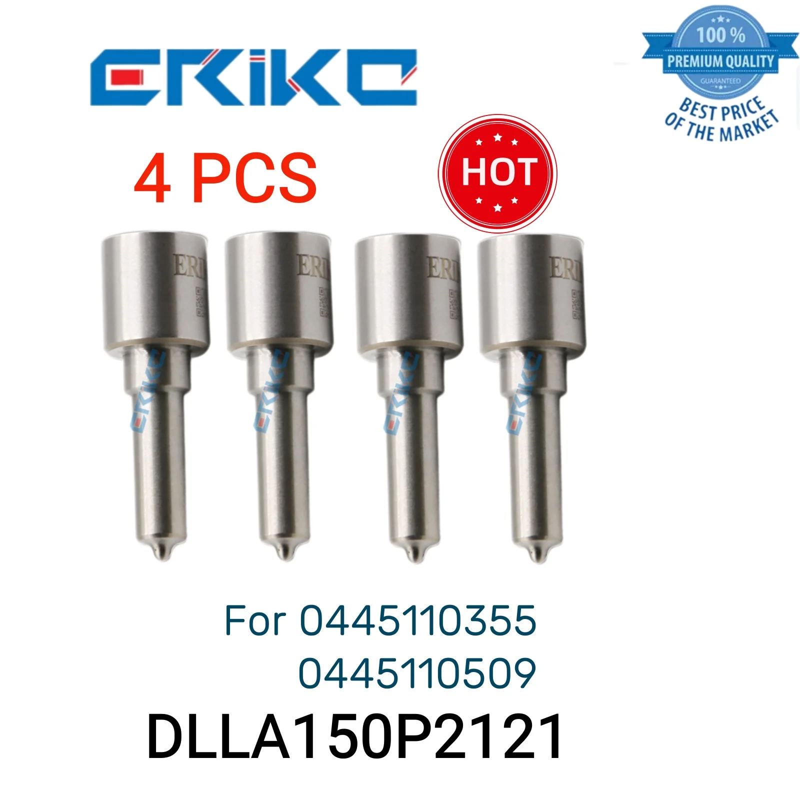 

4 шт. DLLA150P2121 0 433 172 121 Форсунка для дизельного топлива DLLA 150 P 2121 масляный диспенсер DLLA 150P2121 подходит для 0445110355 509
