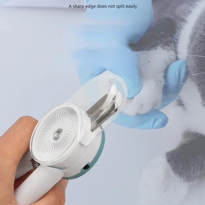 Pet Nail Clippers Cat Claw Trimmer With LED Light Cat Grooming Nail Cutting Anti Scratch Bite Clipper For Pet Claws Dog Supplies